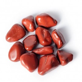 Diaspro rosso pietre burattate qualità A (1Pezzo)